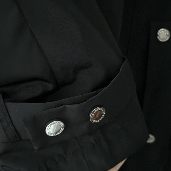 Elegant Black Women's Coat - Picture 3 of 6